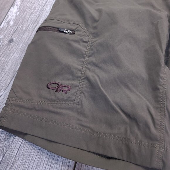 Outdoor Research Shorts Womens 4 Brown Equinox Cargo Performance Light Camp - Picture 3 of 9